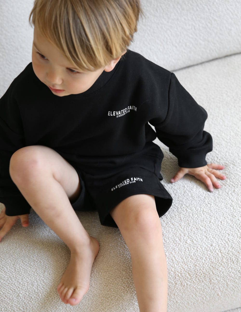 Kingdom Club Black Kids Crewneck - A-1 Thread Vault