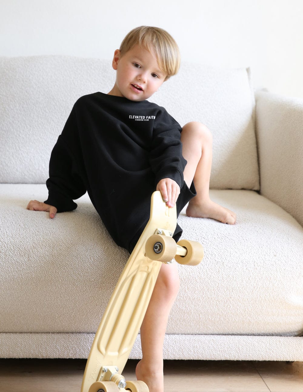 Kingdom Club Black Kids Crewneck - A-1 Thread Vault