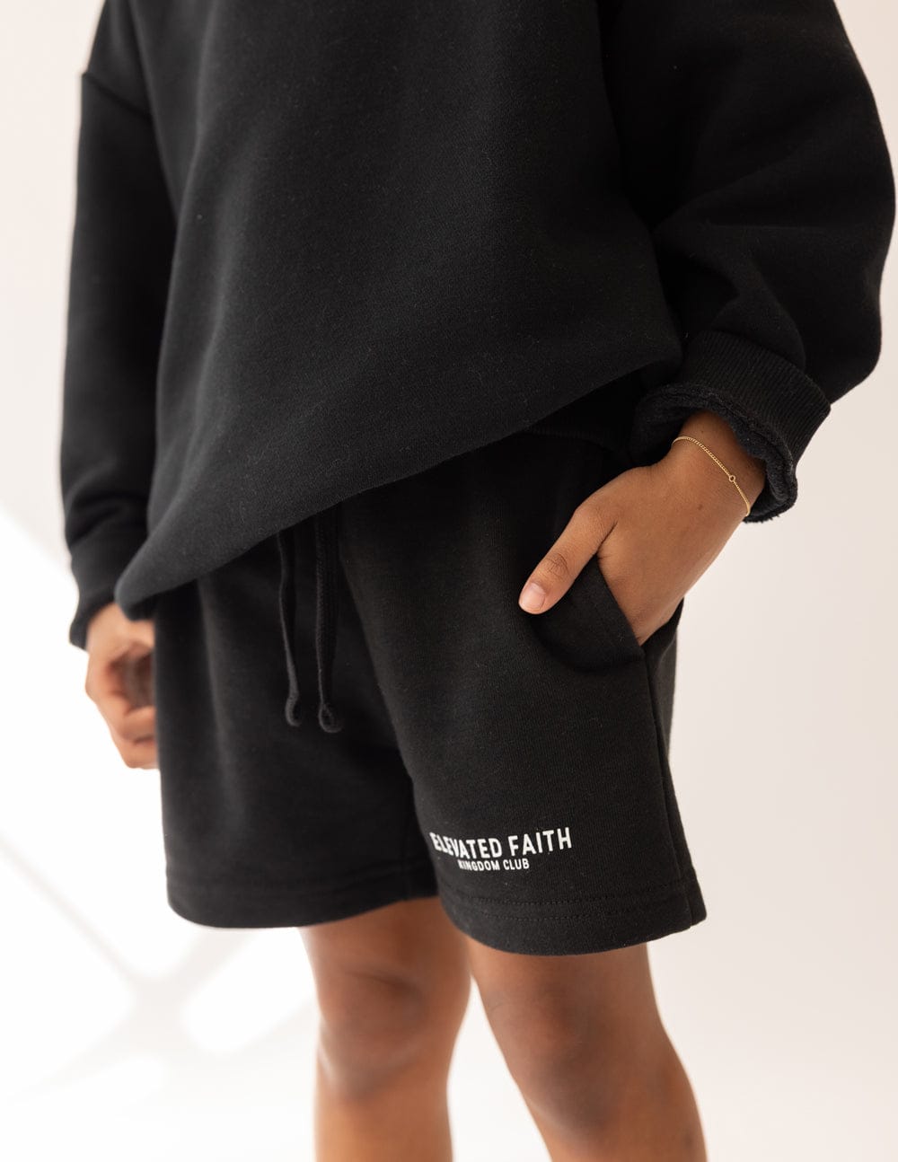 Kingdom Club Black Kids Short - A-1 Thread Vault