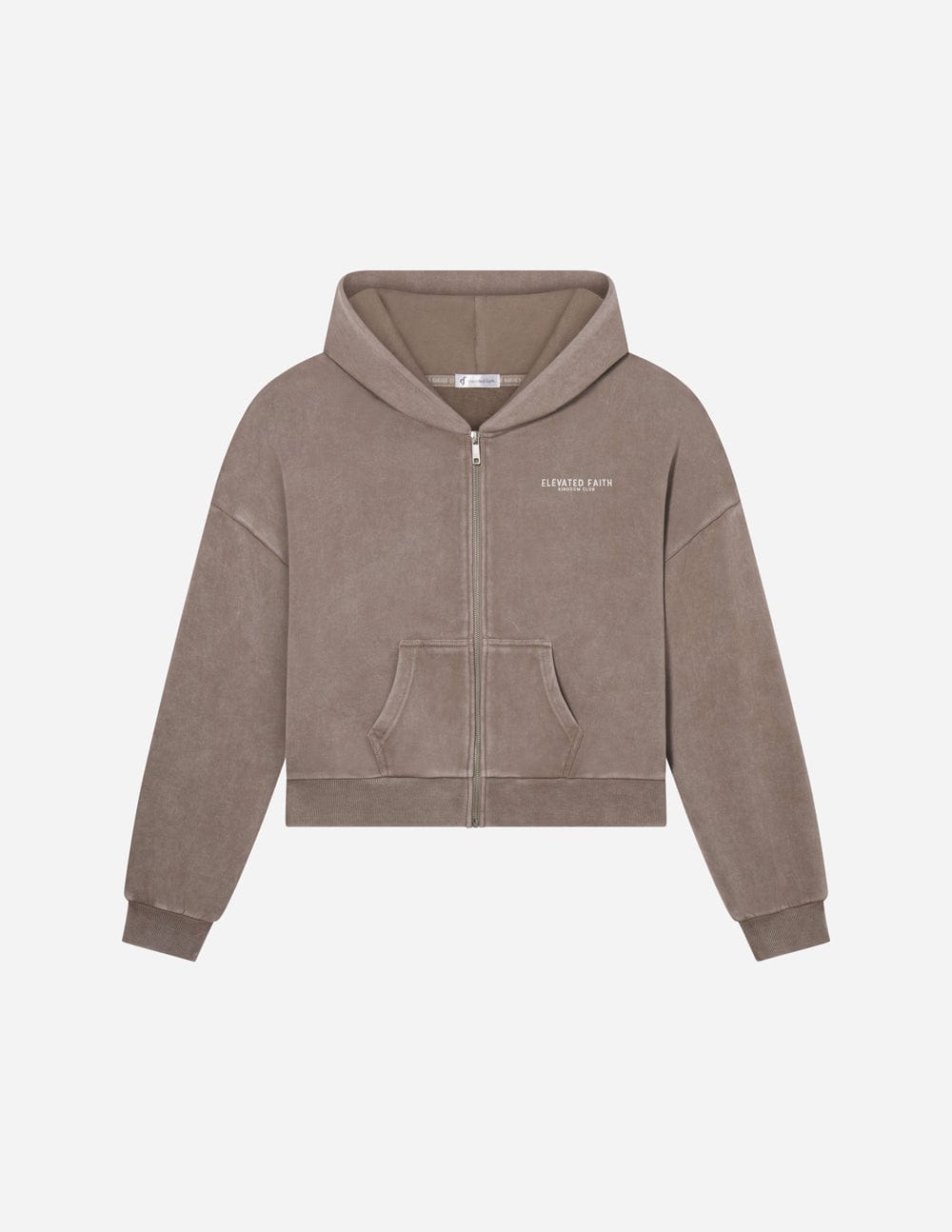 Kingdom Club Brown Full-Zip Hoodie - A-1 Thread Vault