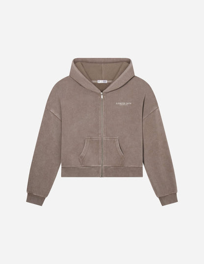 Kingdom Club Brown Full-Zip Hoodie - A-1 Thread Vault