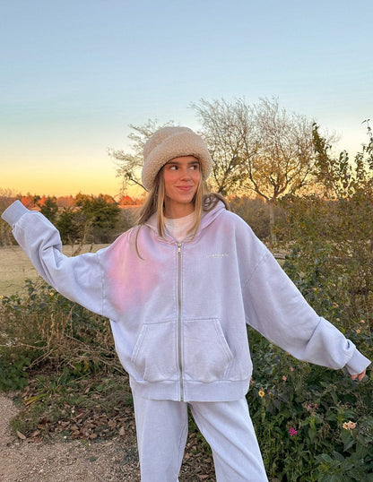 Kingdom Club Lavender Full-Zip Hoodie - A-1 Thread Vault