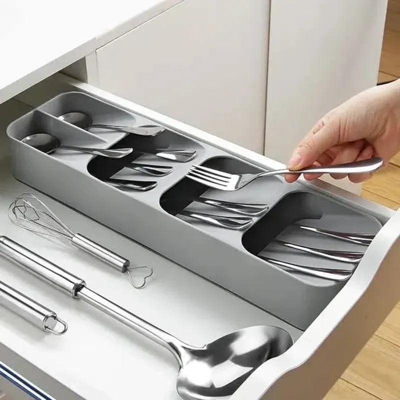 Kitchen Tableware Drawer Spoon Storage Box - A-1 Thread Vault