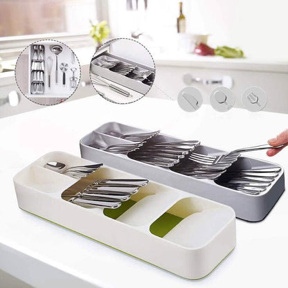 Kitchen Tableware Drawer Spoon Storage Box - A-1 Thread Vault