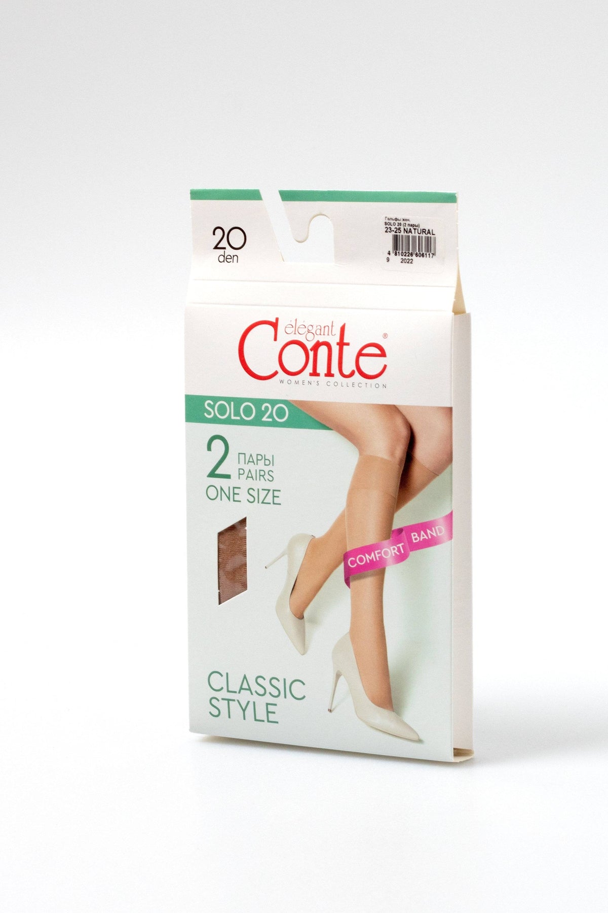 Knee Highs Conte Solo 20 Den (2 pairs) - A-1 Thread Vault