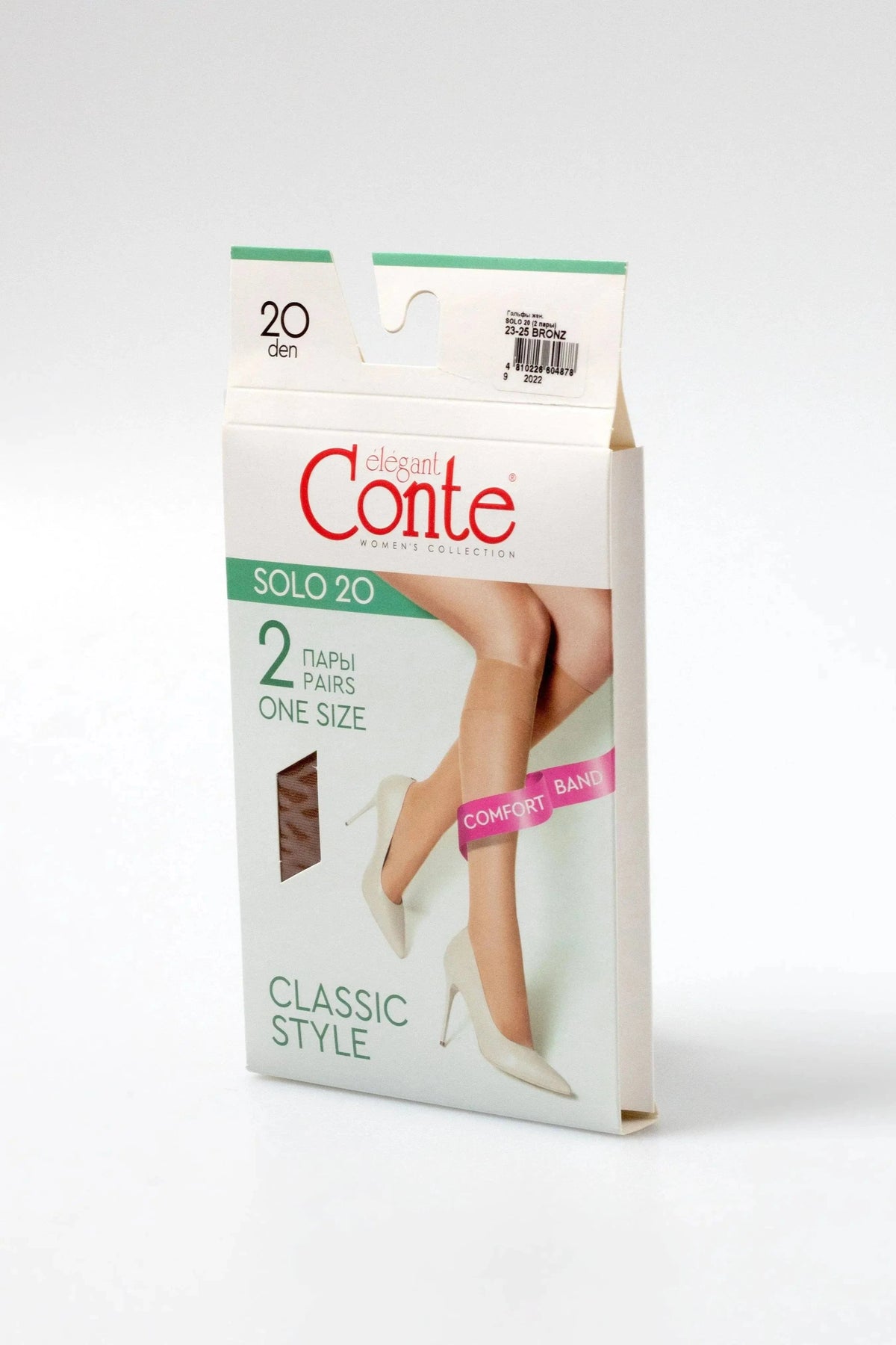 Knee Highs Conte Solo 20 Den (2 pairs) - A-1 Thread Vault