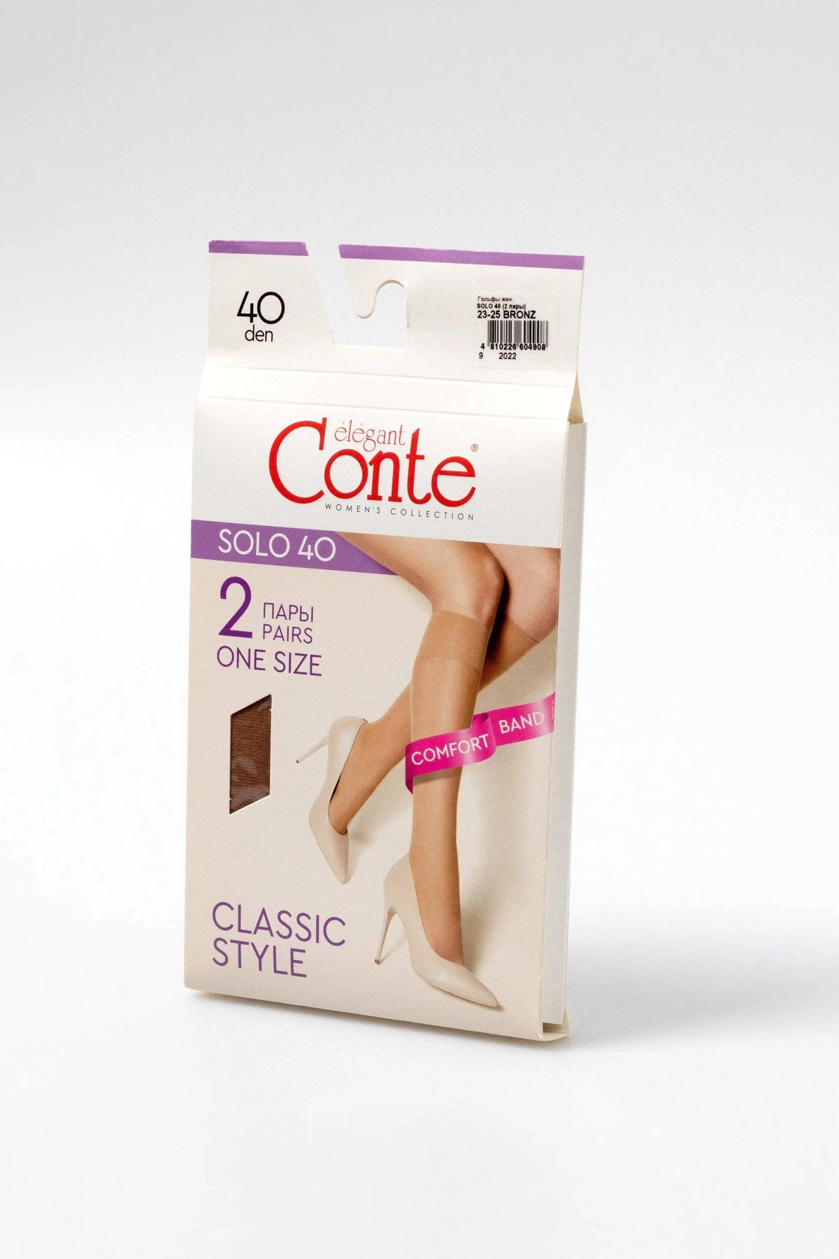Knee Highs Conte Solo 40 Den (2 pairs) - A-1 Thread Vault