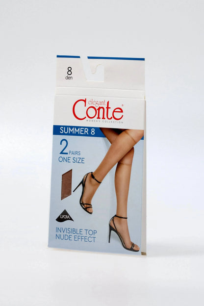 Knee Highs Conte Summer 8 Den (2 pairs) - A-1 Thread Vault