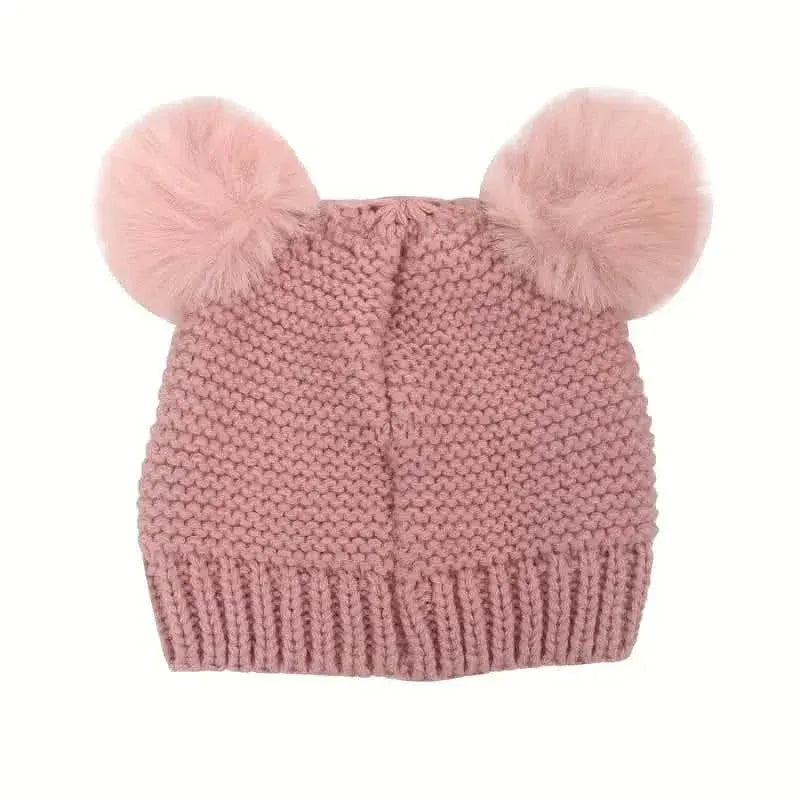 Knitted Beanie Hat, Cute Cold-proof Winter Hat For 6-24 Months Baby Girls - A-1 Thread Vault