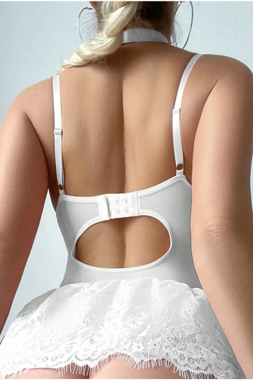 Lace Skirted Babydoll Set - A-1 Thread Vault