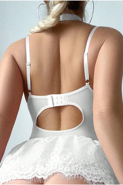 Lace Skirted Babydoll Set - A-1 Thread Vault