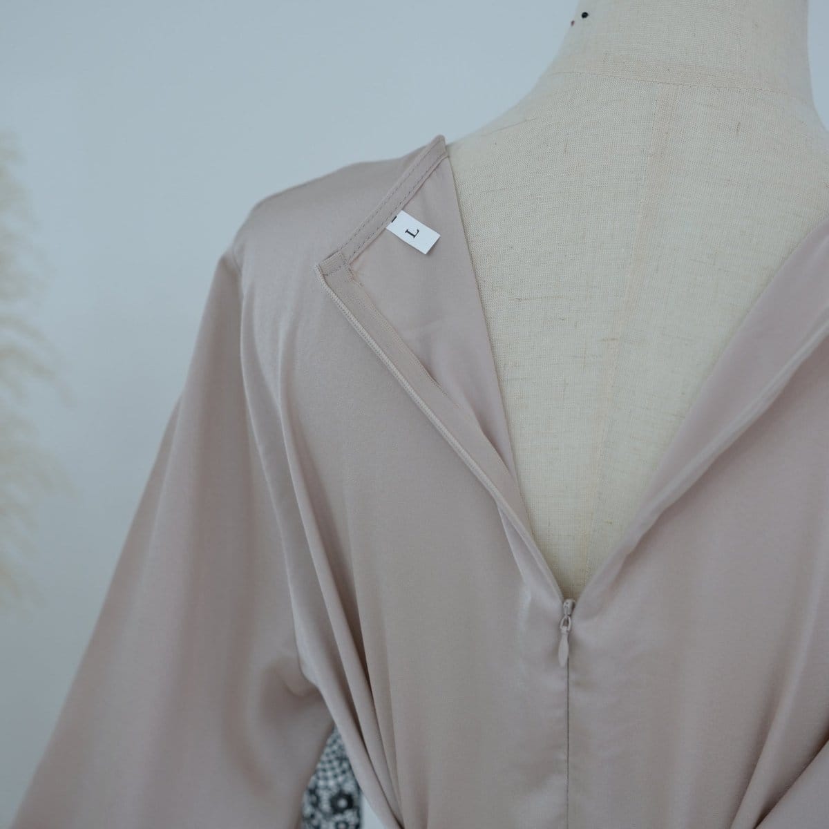 Lace Splice Satin Maxi Dress with Fixed Cape(MS438) - A-1 Thread Vault