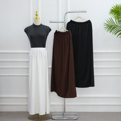 Lace Trim Contrast Panel Satin Top(MS407) - A-1 Thread Vault