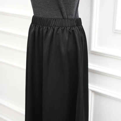 Lace Trim Contrast Panel Satin Top(MS407) - A-1 Thread Vault