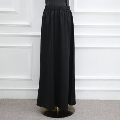 Lace Trim Contrast Panel Satin Top(MS408) - A-1 Thread Vault