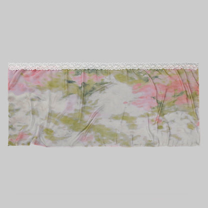 Lace Trim Print Hijab Shawl(MH231) - A-1 Thread Vault