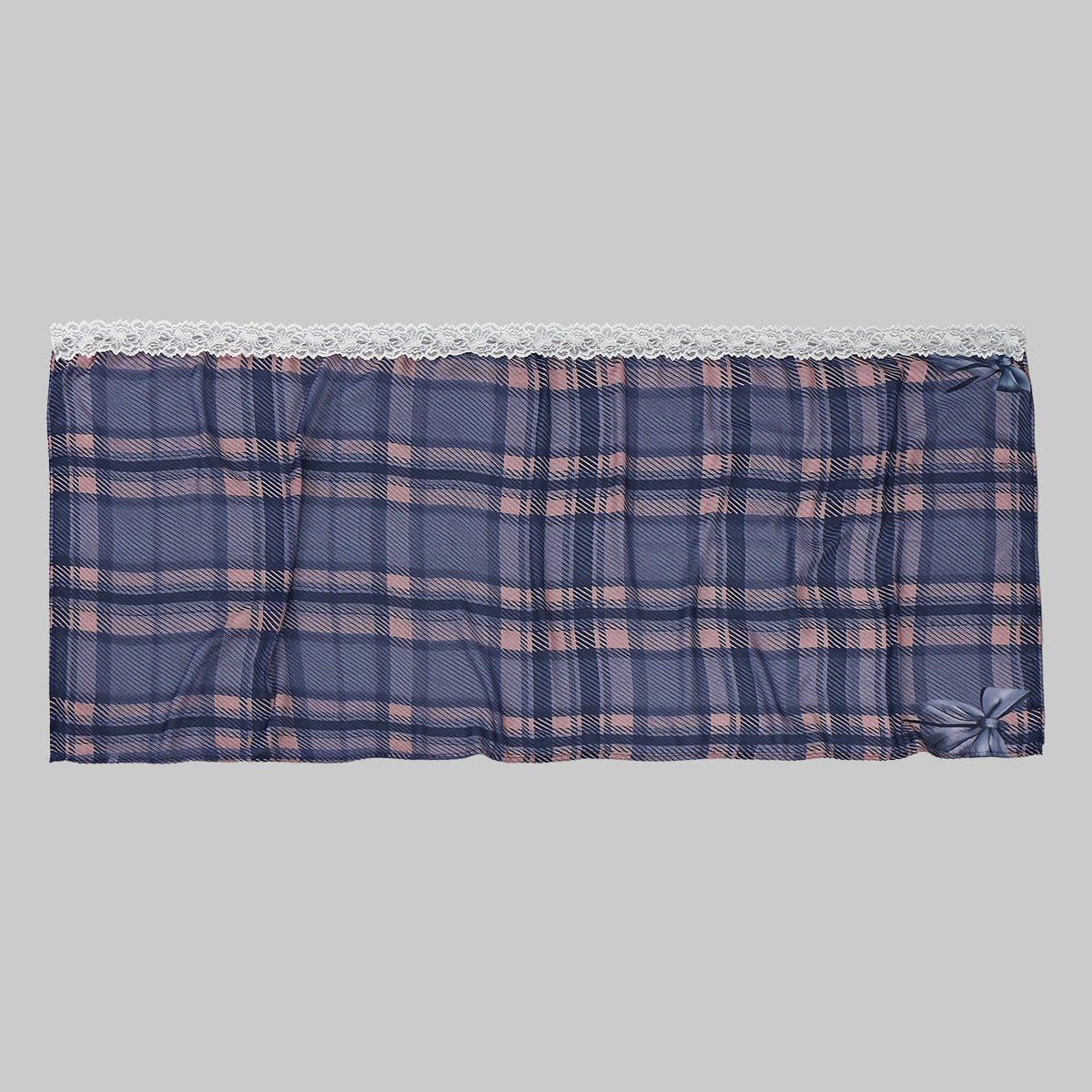 Lace Trim Print Hijab Shawl(MH231) - A-1 Thread Vault
