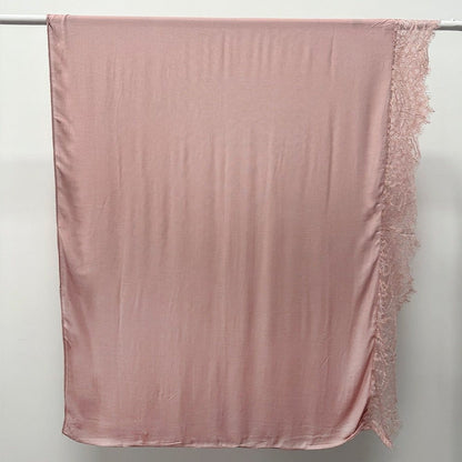 Lace Trim Rayon Hijab Scarf(MH211) - A-1 Thread Vault
