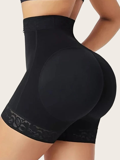 Lace Trim Sculpting Panties, Comfy & Breathable Butt Lifting Panties, Women's Lingerie & Underwea - A-1 Thread Vault