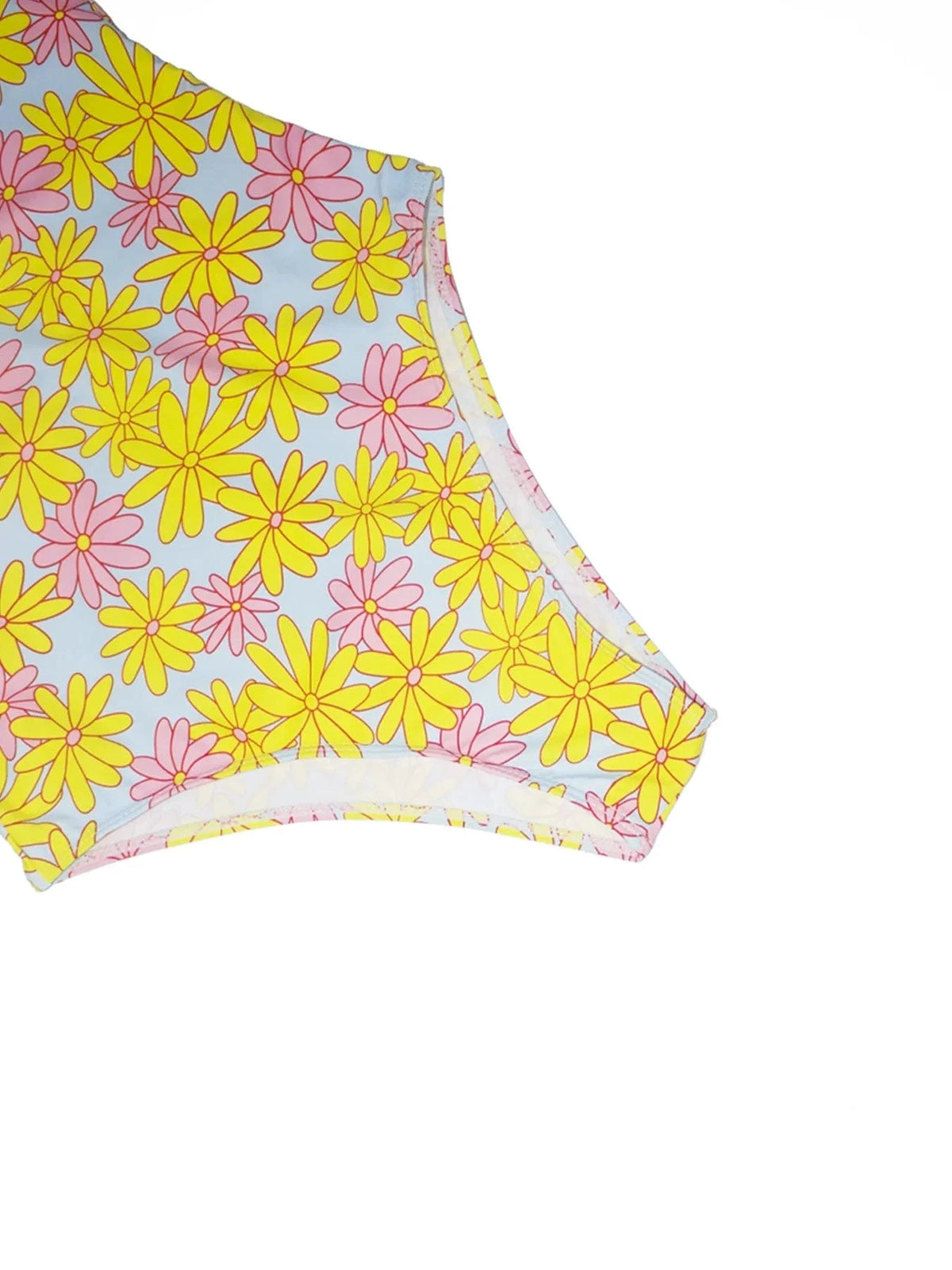 Ladies One-Piece Swimsuit High Collar Belted Design Abdomen Shaping Ideal Summer Beach And Swimming Pool Swimwear - A-1 Thread Vault