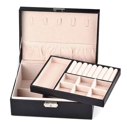Lady PU Leather Jewelry Box - A-1 Thread Vault