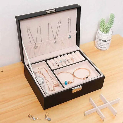 Lady PU Leather Jewelry Box - A-1 Thread Vault