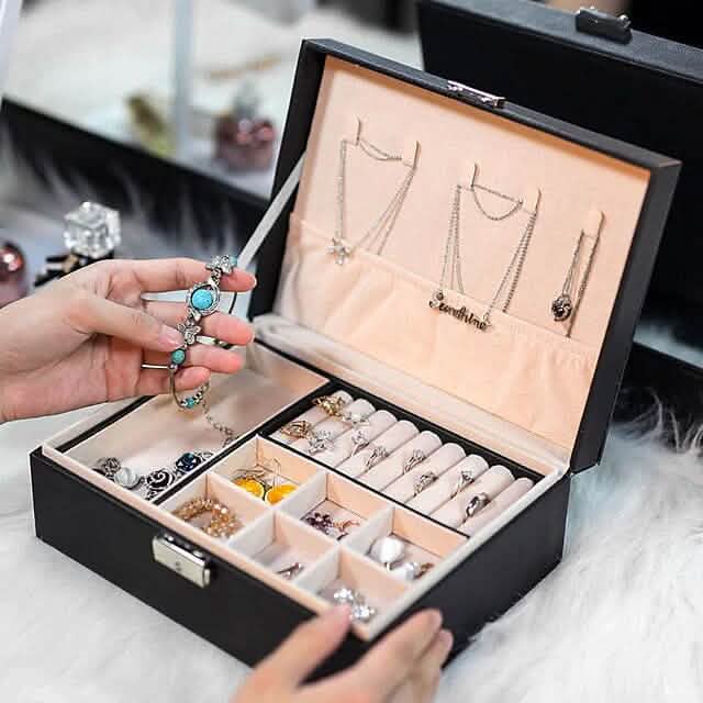 Lady PU Leather Jewelry Box - A-1 Thread Vault