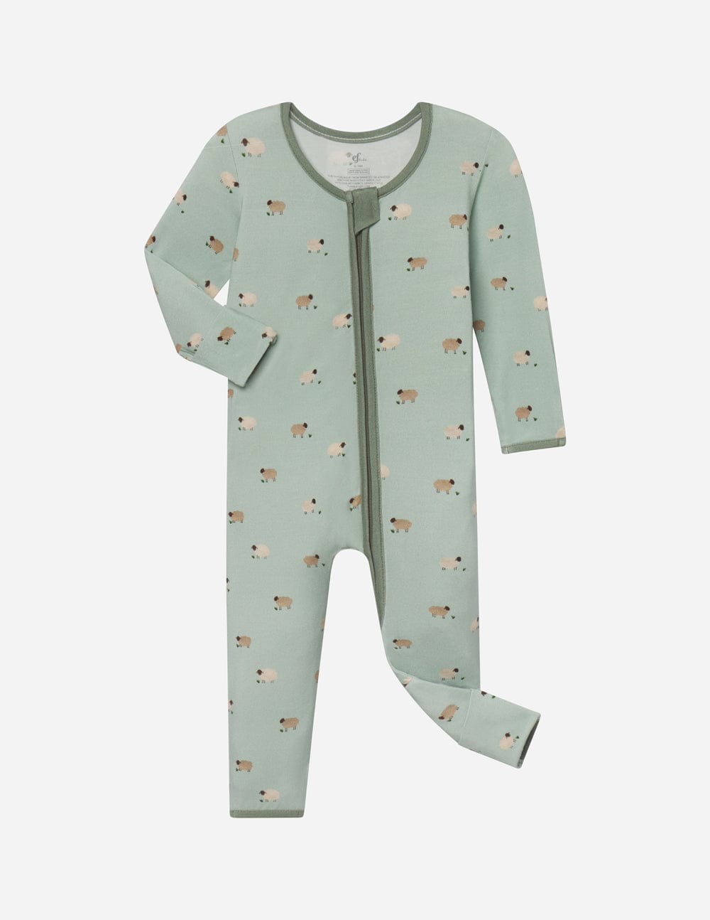 Lamb Bamboo Convertible Footed Onesie - A-1 Thread Vault