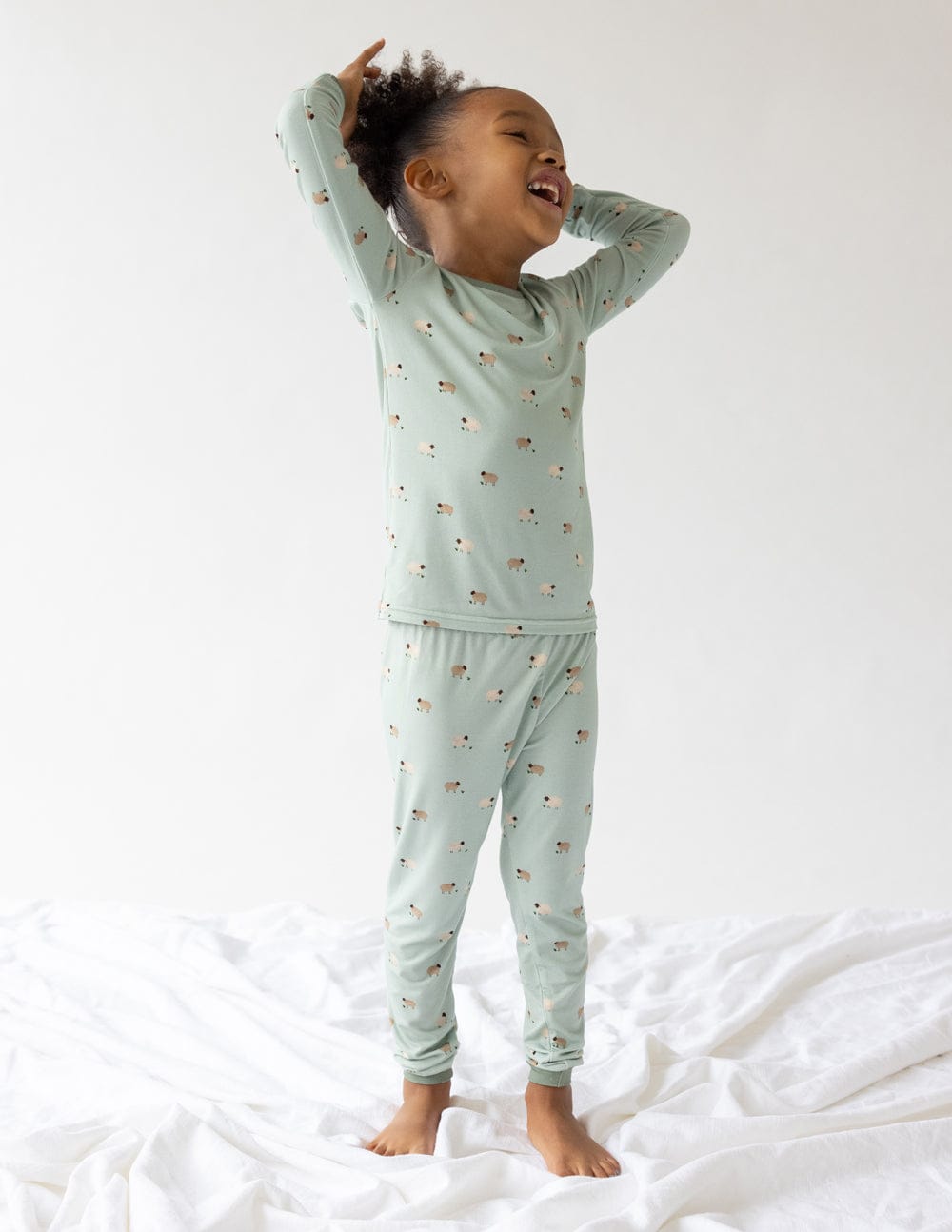 Lamb Bamboo Kids Pajama Set - A-1 Thread Vault