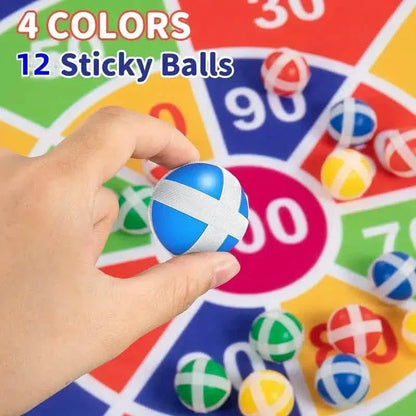 Large 29" Dart Board With Sticky Balls, Indoor & Outdoor Fun Party Play Game Toys - A-1 Thread Vault