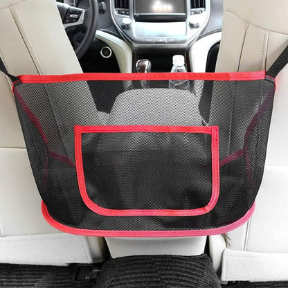 Large Capacity Car Seat Net Pocket - A-1 Thread Vault