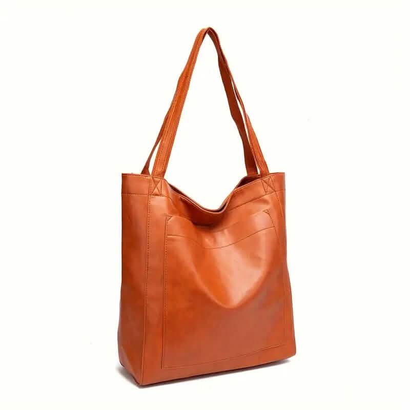 Large Capacity Soft Leather Handbags for Women - A-1 Thread Vault