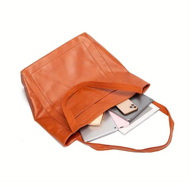 Large Capacity Soft Leather Handbags for Women - A-1 Thread Vault