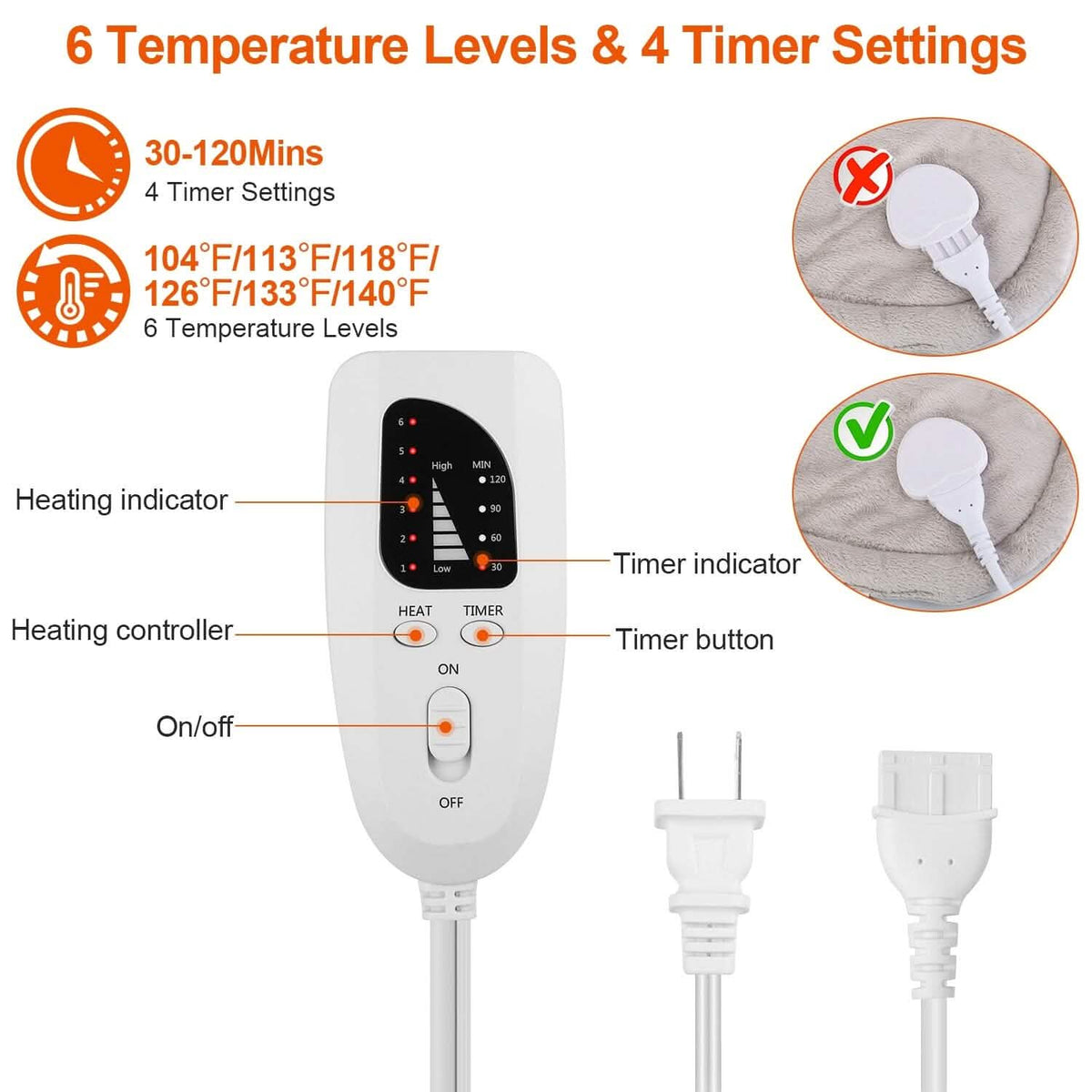 Large Weighted Heating Pad for Neck and Shoulders - A-1 Thread Vault