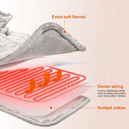 Large Weighted Heating Pad for Neck and Shoulders - A-1 Thread Vault