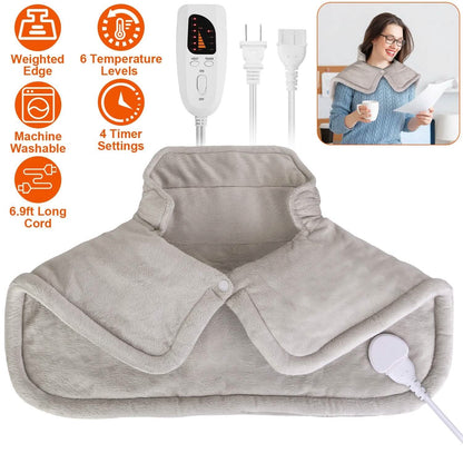 Large Weighted Heating Pad for Neck and Shoulders - A-1 Thread Vault