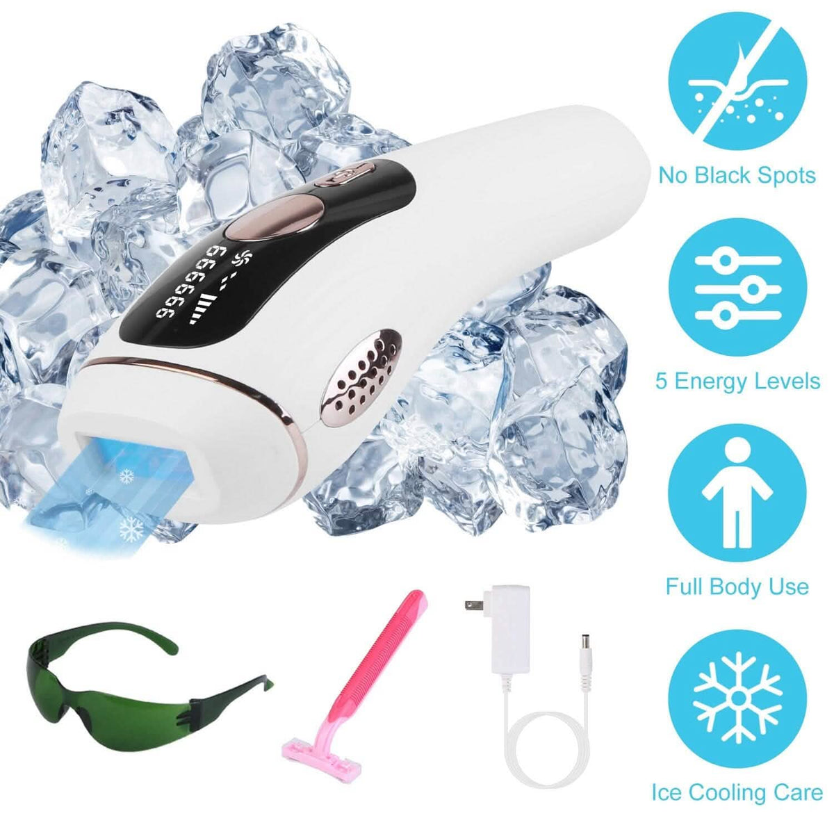 Laser Hair Removal Ice Cooling Permanent IPL - A-1 Thread Vault
