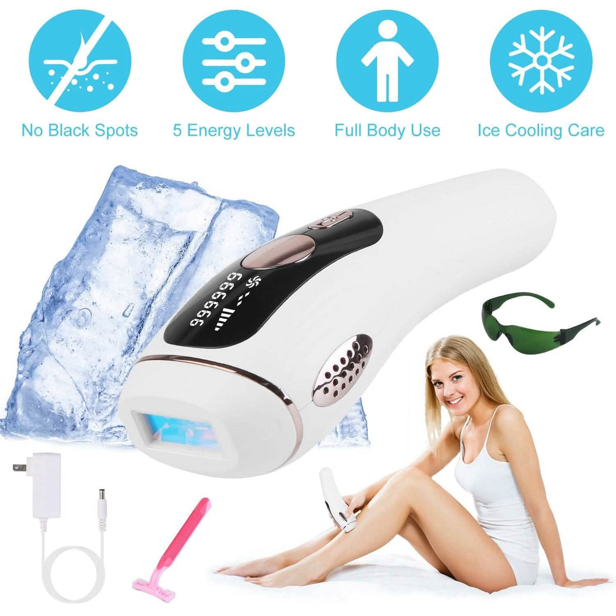 Laser Hair Removal Ice Cooling Permanent IPL - A-1 Thread Vault