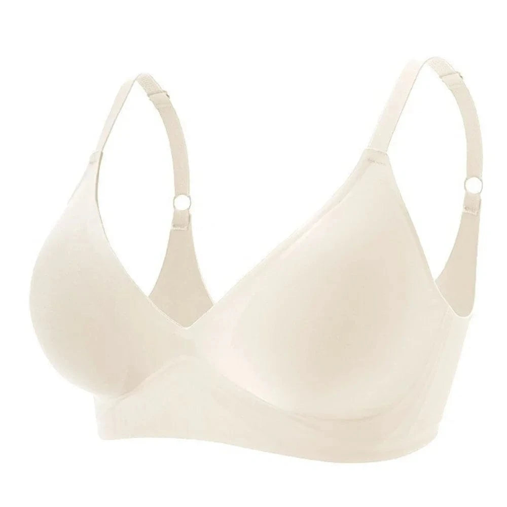 Latex Jelly Underwear Seamless Bras for Woman Wireless Sleep Removable Padded Bralette One Piece Brassiere No Wire Comfortable - A-1 Thread Vault