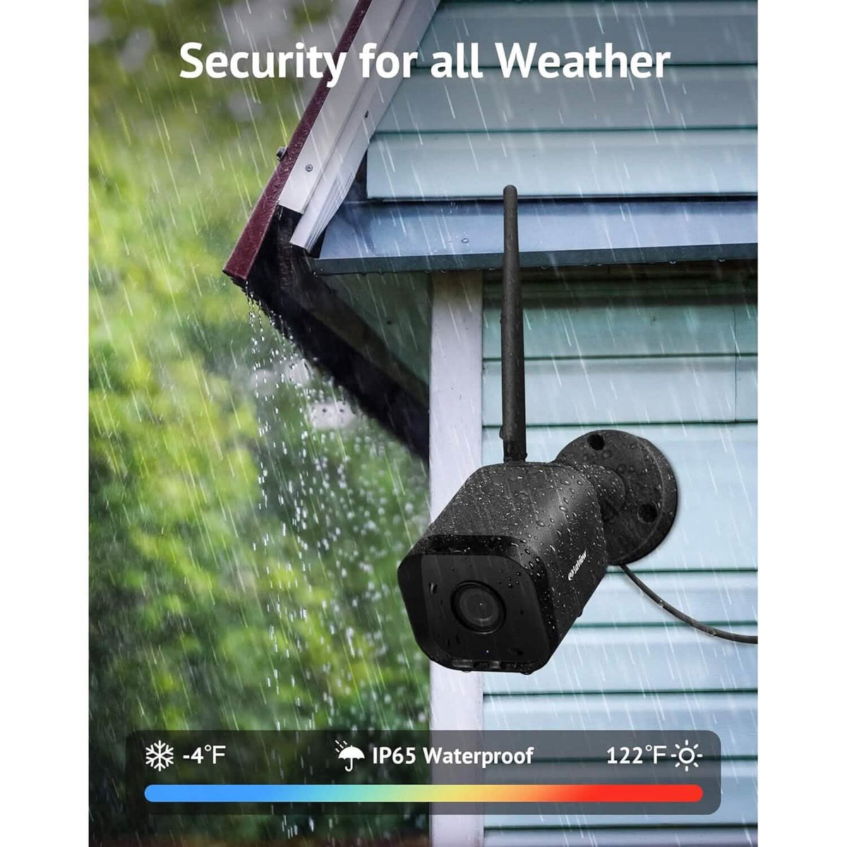 LaView Security Camera Outdoor 1080P HD Wi-Fi Camera (Refurbished) - A-1 Thread Vault