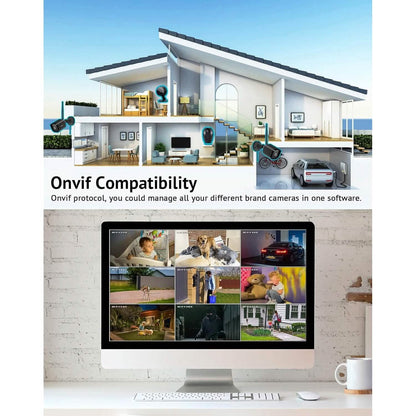 LaView Security Camera Outdoor 1080P HD Wi-Fi Camera (Refurbished) - A-1 Thread Vault