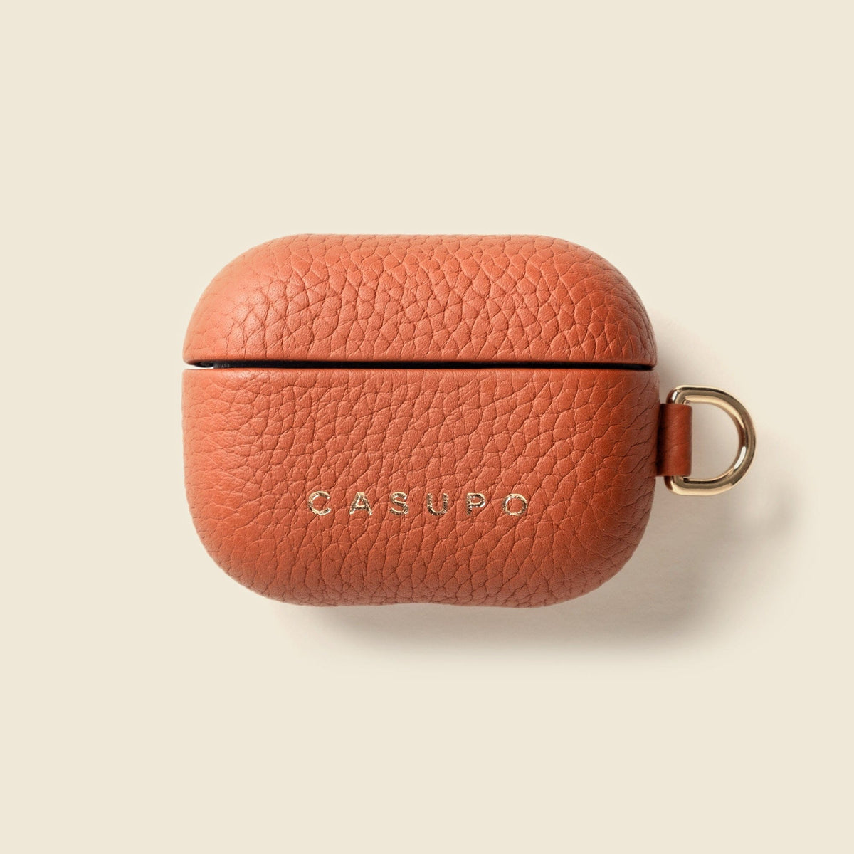 Leather Airpod Case - Tan - A-1 Thread Vault