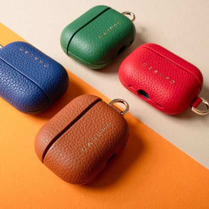 Leather Airpod Case - Tan - A-1 Thread Vault