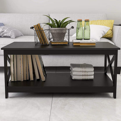 Lecut 39.56” L Concise Style Coffee Table Oxford Console Table - A-1 Thread Vault