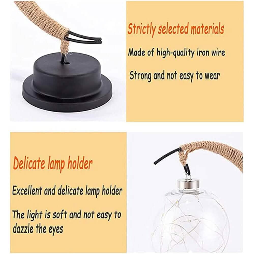 LED Ball Lamp Wrought Iron Moon Lamp - A-1 Thread Vault