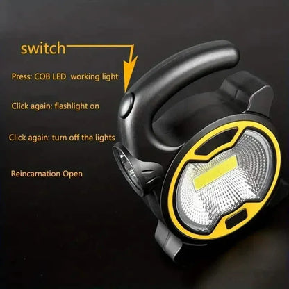 LED COB Camping Flashlight Lantern - A-1 Thread Vault