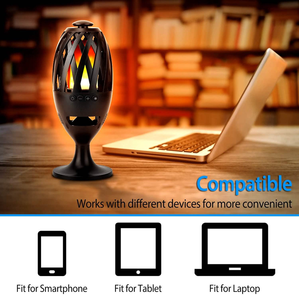 LED Flame Speakers Torch - A-1 Thread Vault
