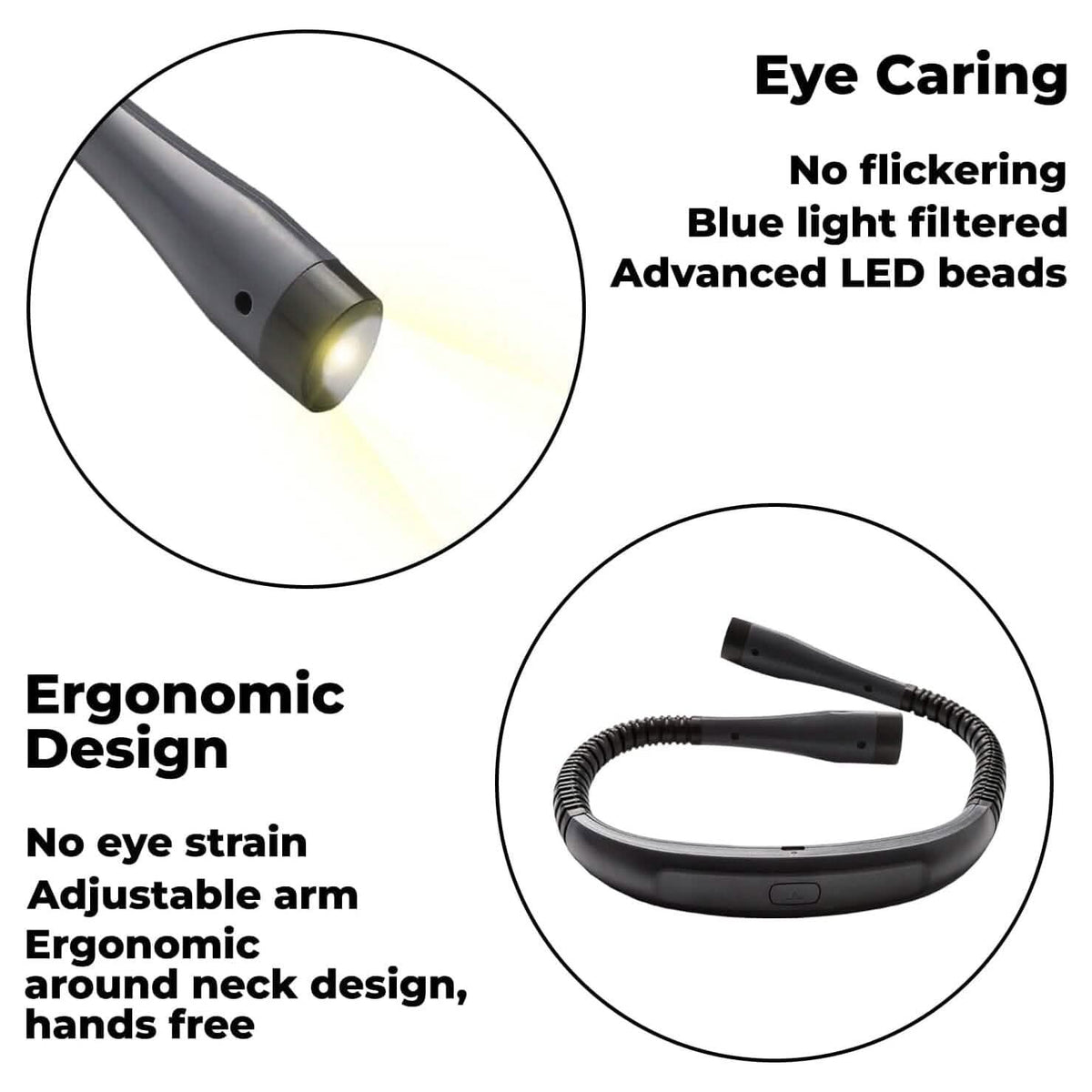 LED Hands-free Flashlight Neck Lamp - A-1 Thread Vault