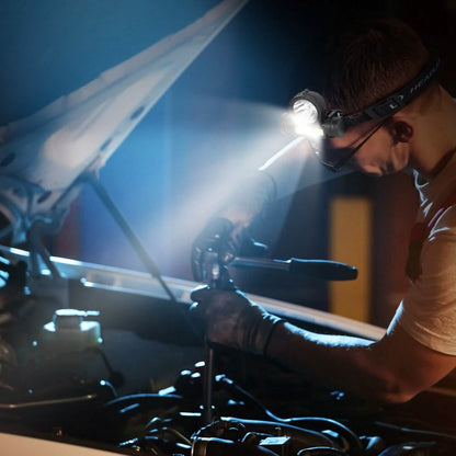 LED Headlight Super Bright Head Torch with 3 Lighting Modes - A-1 Thread Vault