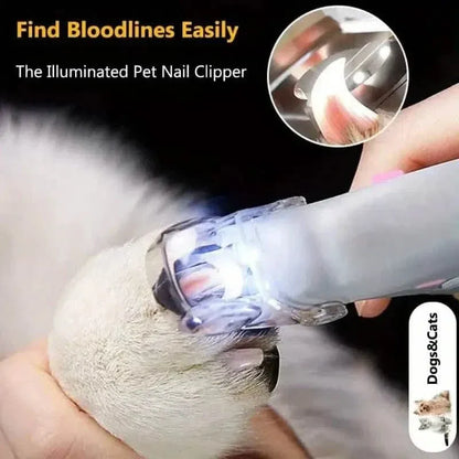 LED Light Pet Nail Clippers with Illumination for Safe Trimming - A-1 Thread Vault